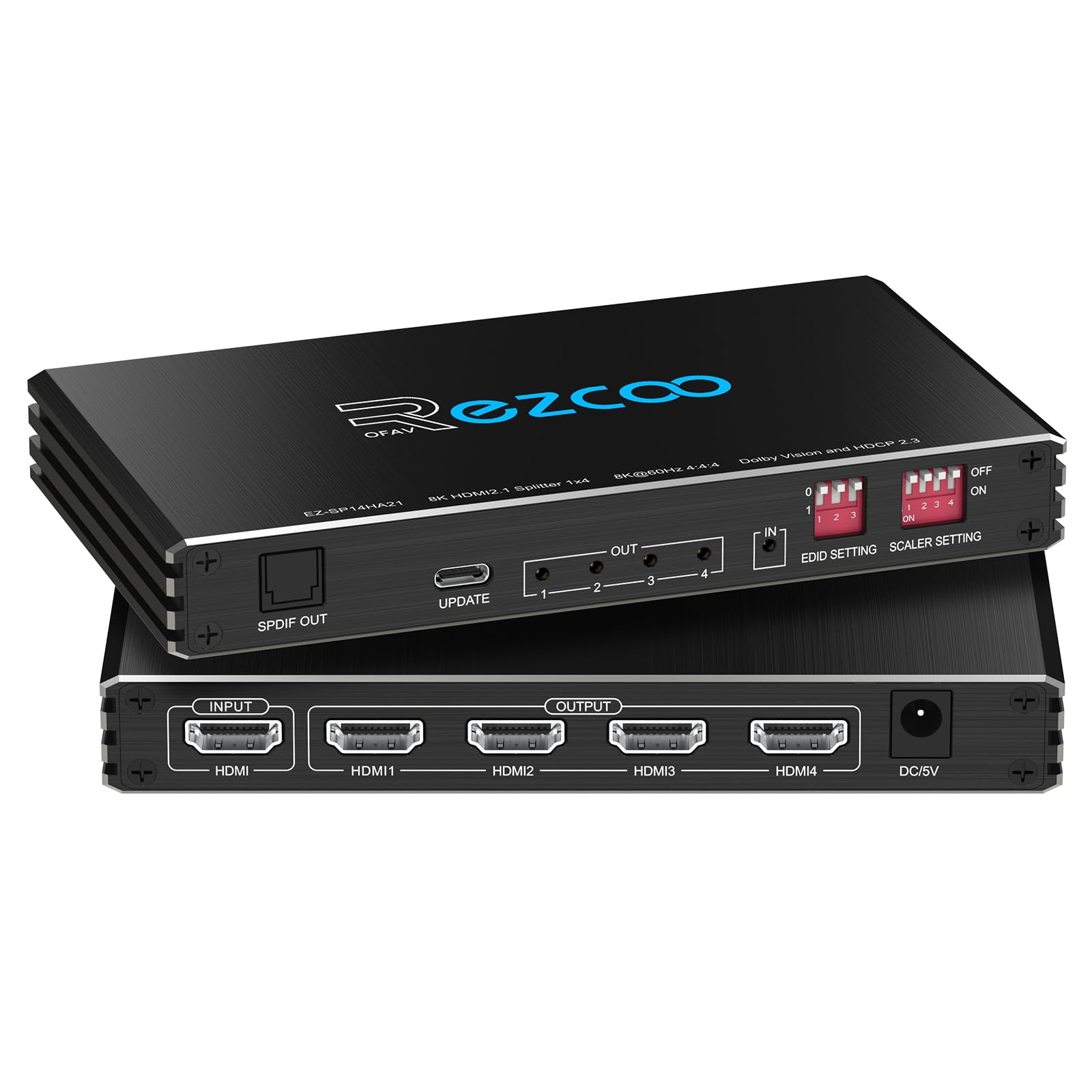 Splitter HDMI 2.1 1x2 - 8K 60Hz, 4K 120Hz, VRR, ALLM, Per PS5, Xbox, Sky Q, PC Gaming - Foto 11