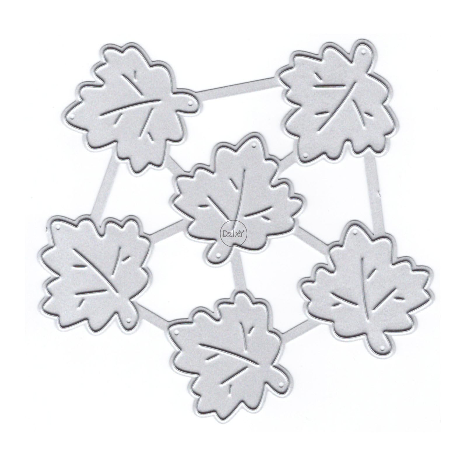 DzIxY Overlap Sycamore Leaves Metal Cutting Dies for Card Making Kit Embossing Paper Die Cuts Scrapbook Machine Stencils Storage Pockets Supplies — image 1