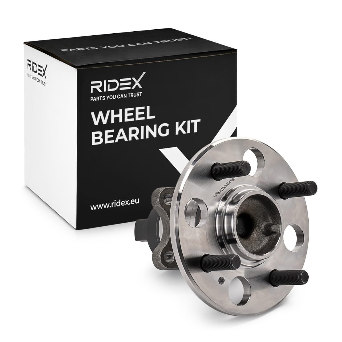 RIDEX 654W0200 Kit cuscinetto ruota Posteriore Sinistra Posteriore Destra Cuscinetto ruota integrato nel mozzo con anello sensore magnetico integrato con sensore ABS integrato