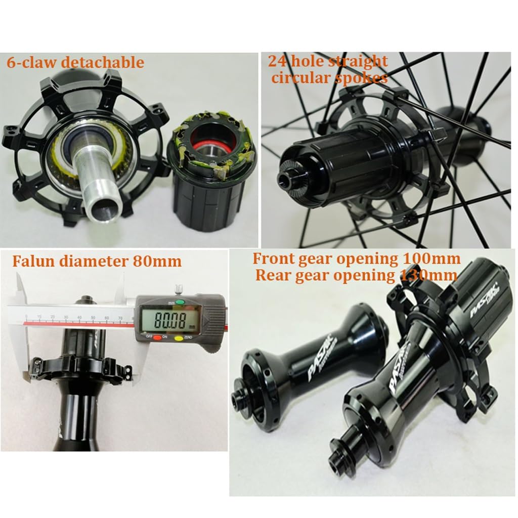 Amazon.co.jp: カーボンロードバイクホイールセット 700C V リム