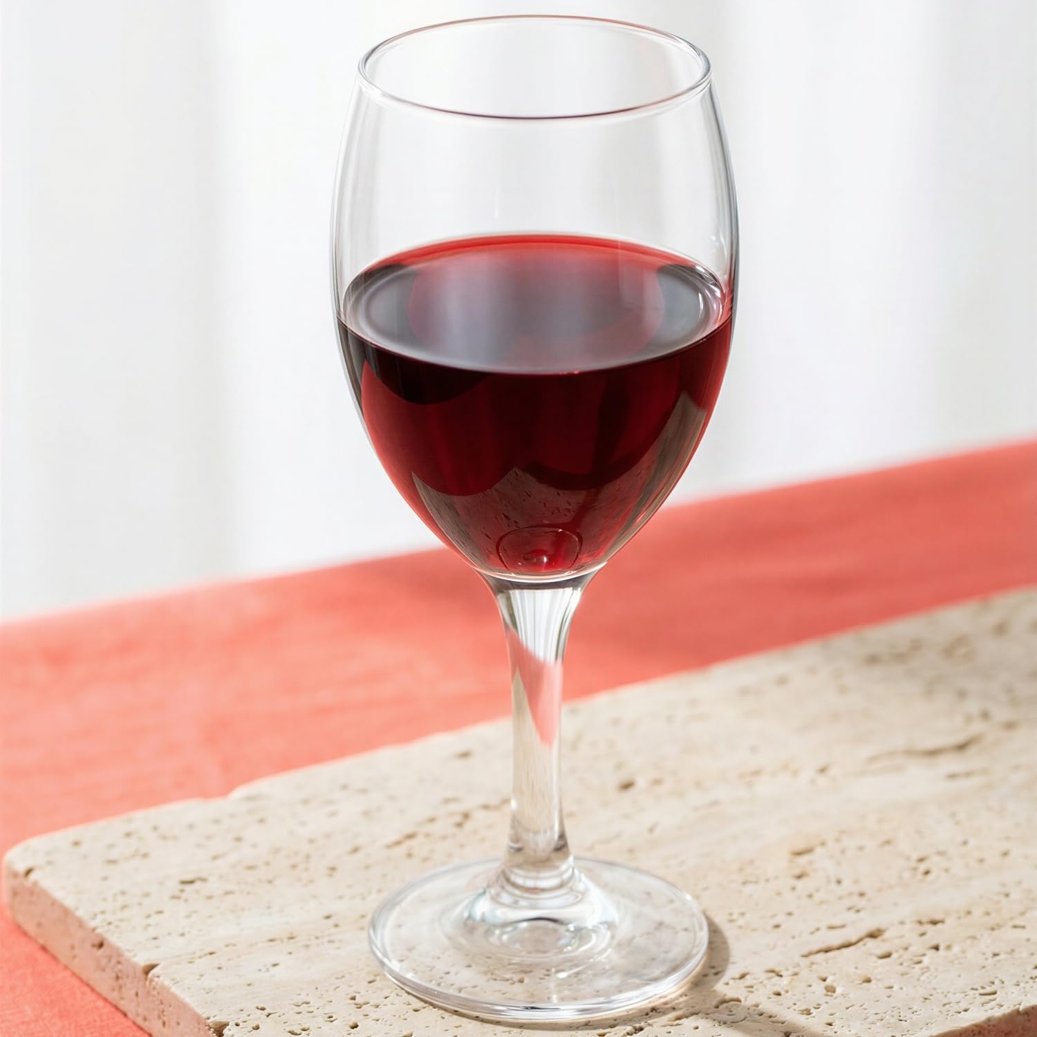 LAV Empire Wine Glasses - 340ml - Pack of 6 - Clear Glassware