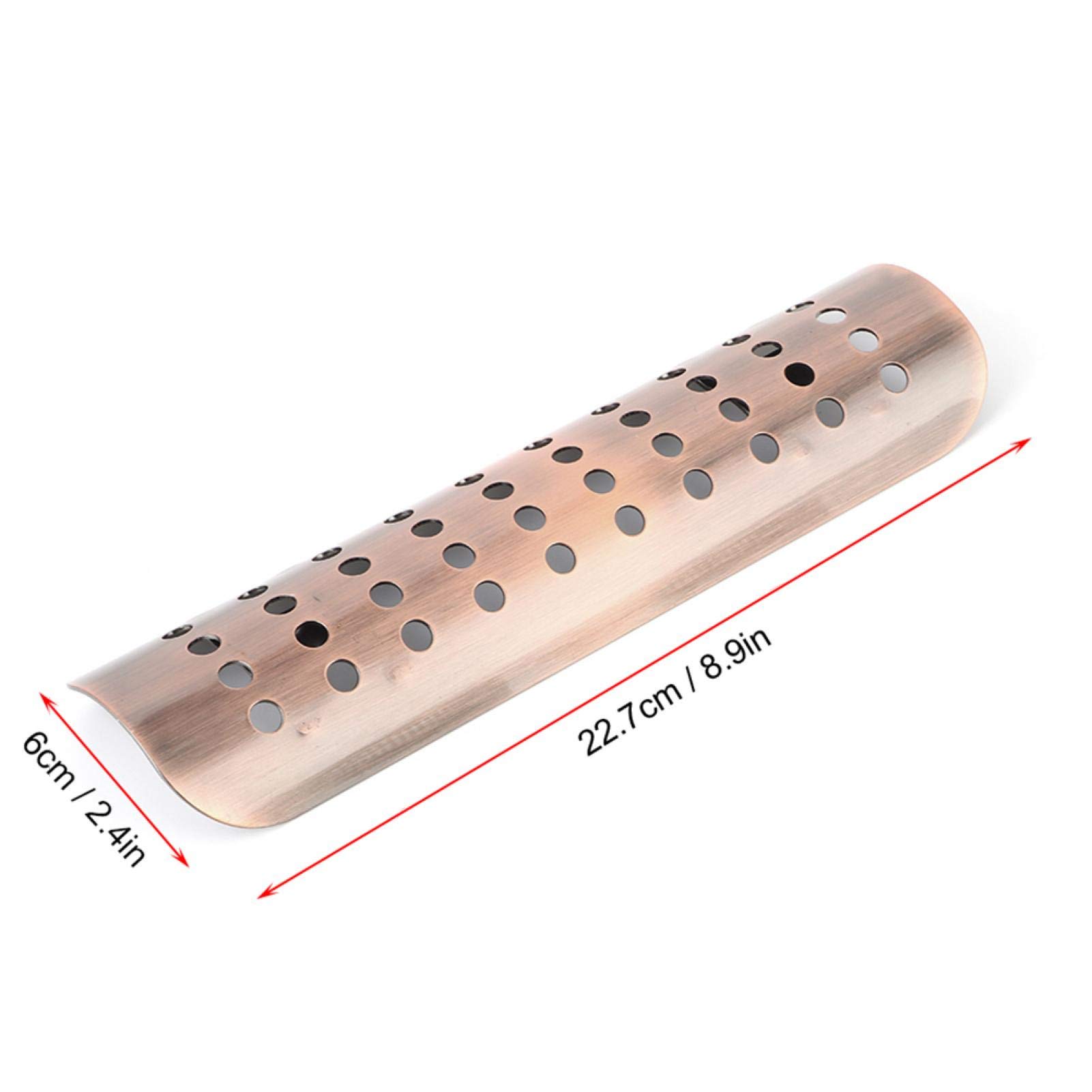 QWORK Motorcycle Exhaust Heat Shield - Universal Fit For