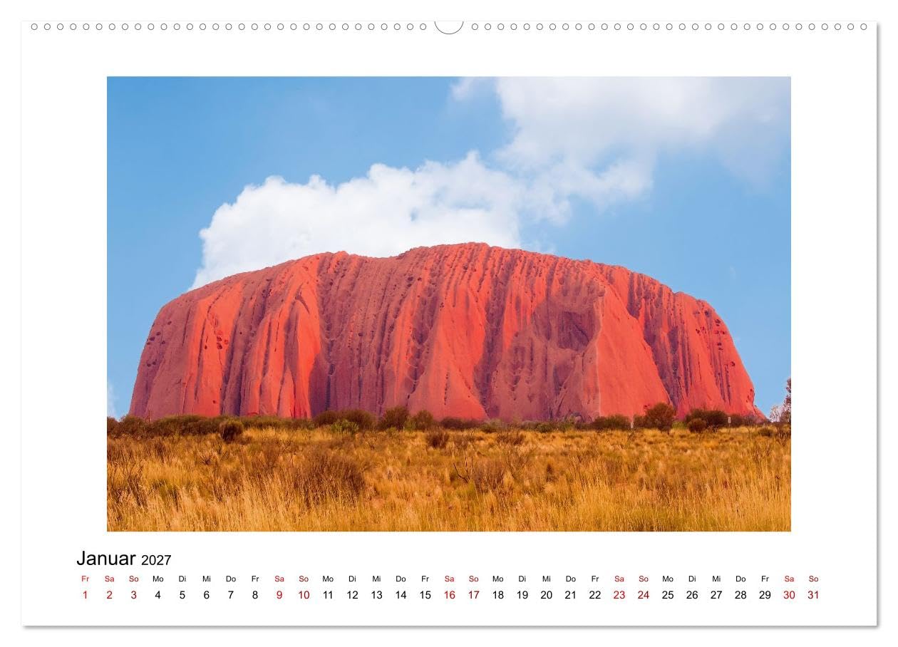 CALVENDO · Faszination Australien - eine Traumreise (Kalender 2027) | DIN A2 Querformat · Wandkalender · Down Under · kontrastreiche Landschaften zwischen dem Indischen und dem Pazifischen Ozean