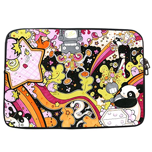 Image of TheSkinMantra Chain Laptop Sleeve Bag Compatible with Laptop /Macbooks /Chrombook /Notebook /Zbook (11.6 Inch (Chain), Cute Panda)