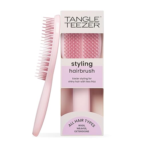 Tangle Teezer The Ultimate Styler - Cepillo para peinar el cabello en seco, mantene, mezcla y añade volumen, textura y brillo, rosa milenario