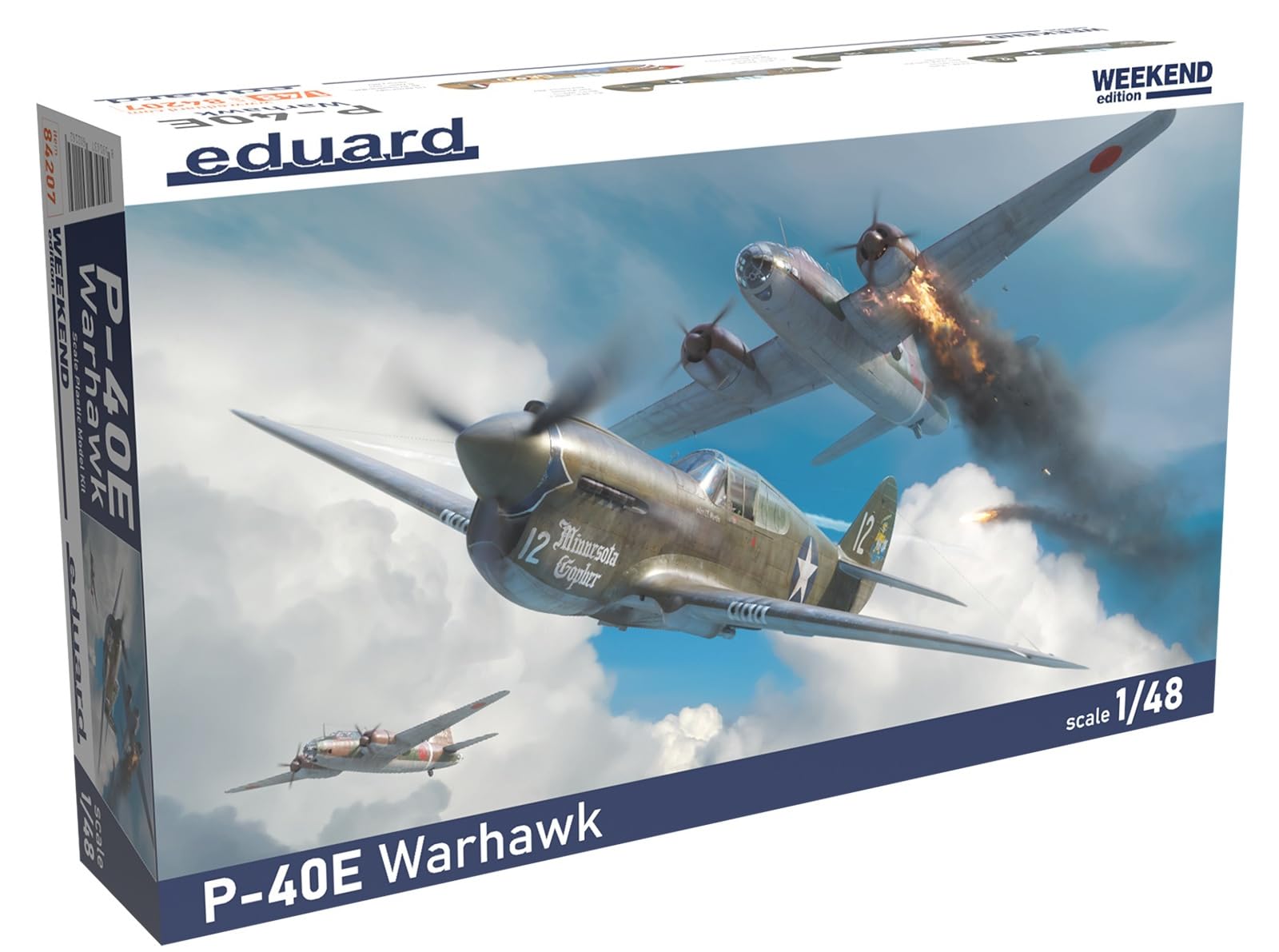 Eduard 84207 Curtiss P-40E Warhawk Weekend Edition 1:48 Model Kit