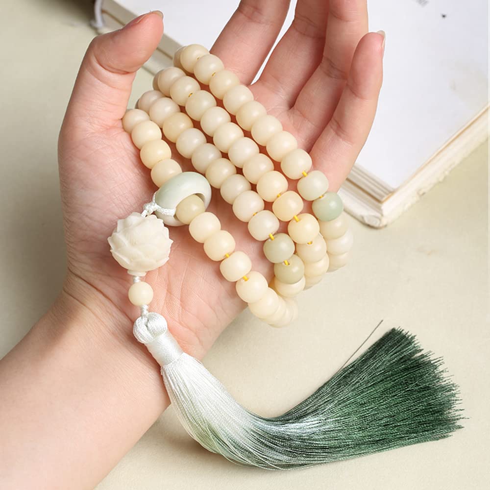 Yoga Meditazione 108 Braccialetti con Perline Naturali Bodhi