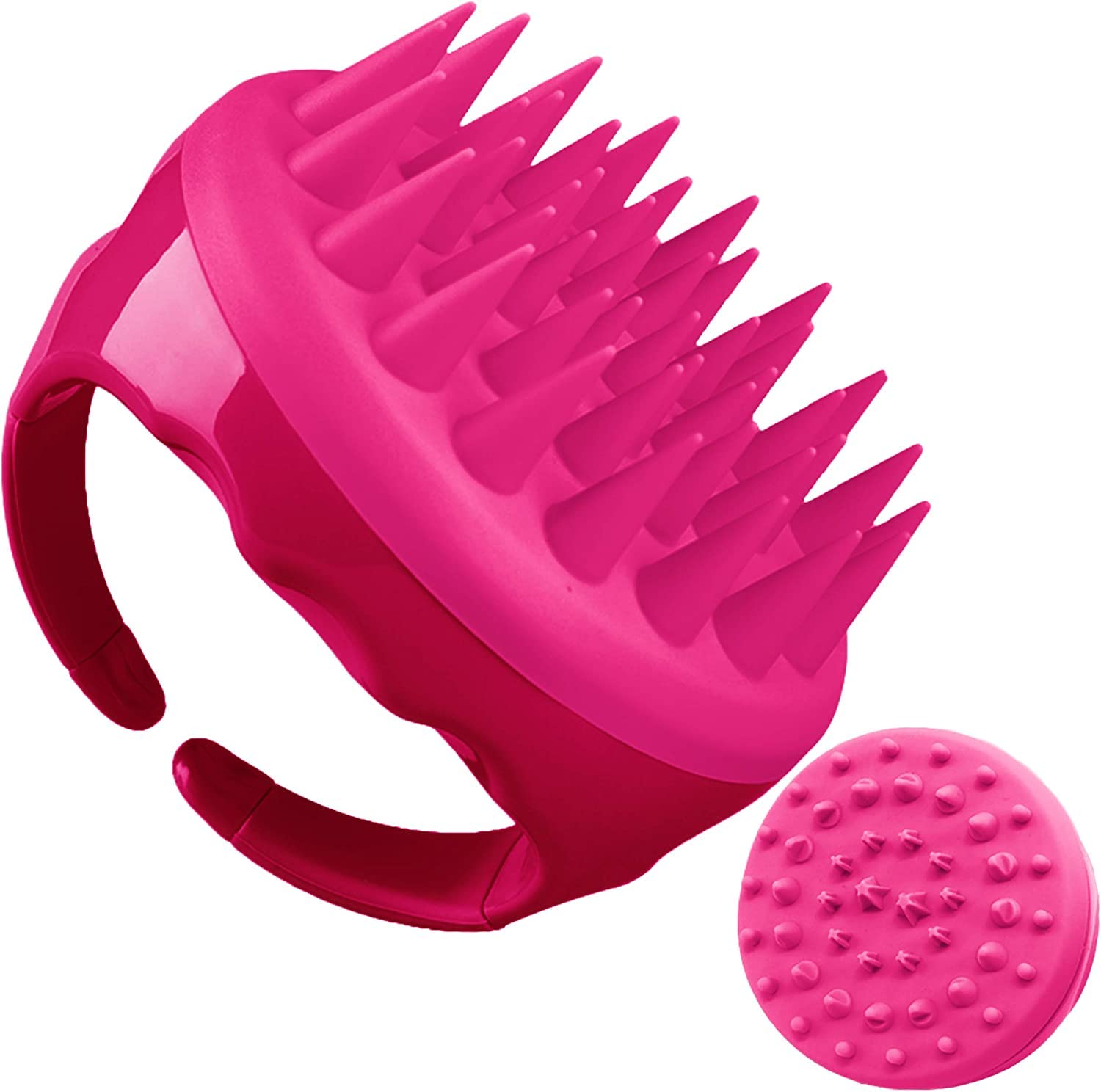 QIQI® Silicone Shampoo Brush Scalp Massager Hair Brush Wet Dry Comb Head Scrubber 100% Comfortable for Hair Improve Blood Circulation for Men,Women Pets (B0B671K7JT) Amazon Price History, Amazon Price Tracker