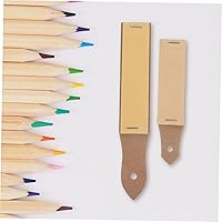 Vista 8 de Ciieeo 4 unids suministros de boceto sacapuntas lápiz papel de lija punta de lápiz tablero de arena papel de lija sacapuntas lápiz bocetos