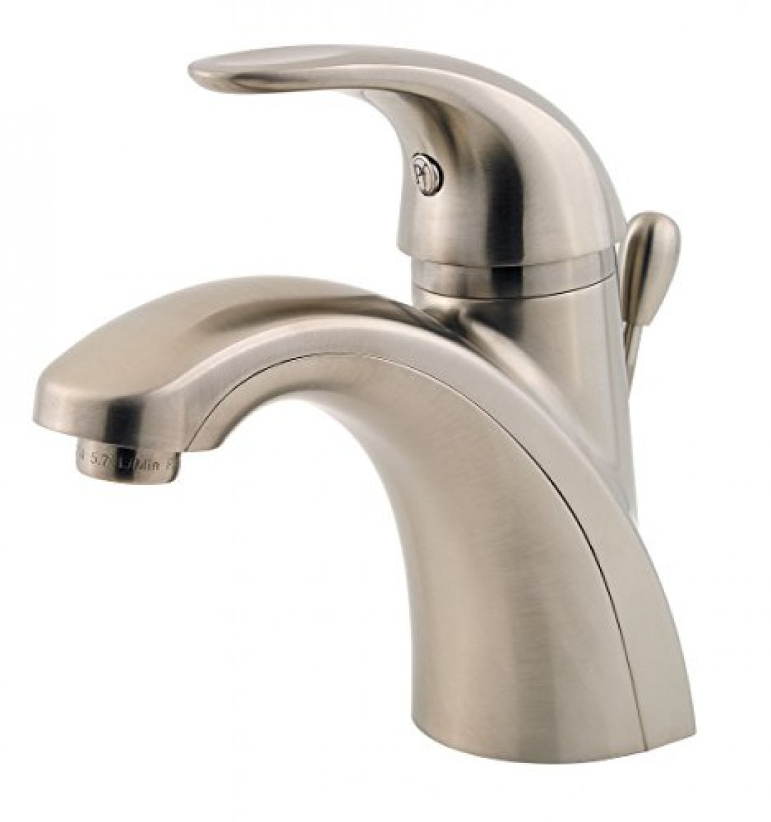Pfister Parisa Bathroom Sink Faucet, Single Control, 1-Handle, Single Hole, Brushed Nickel Finish, LF042PRKK