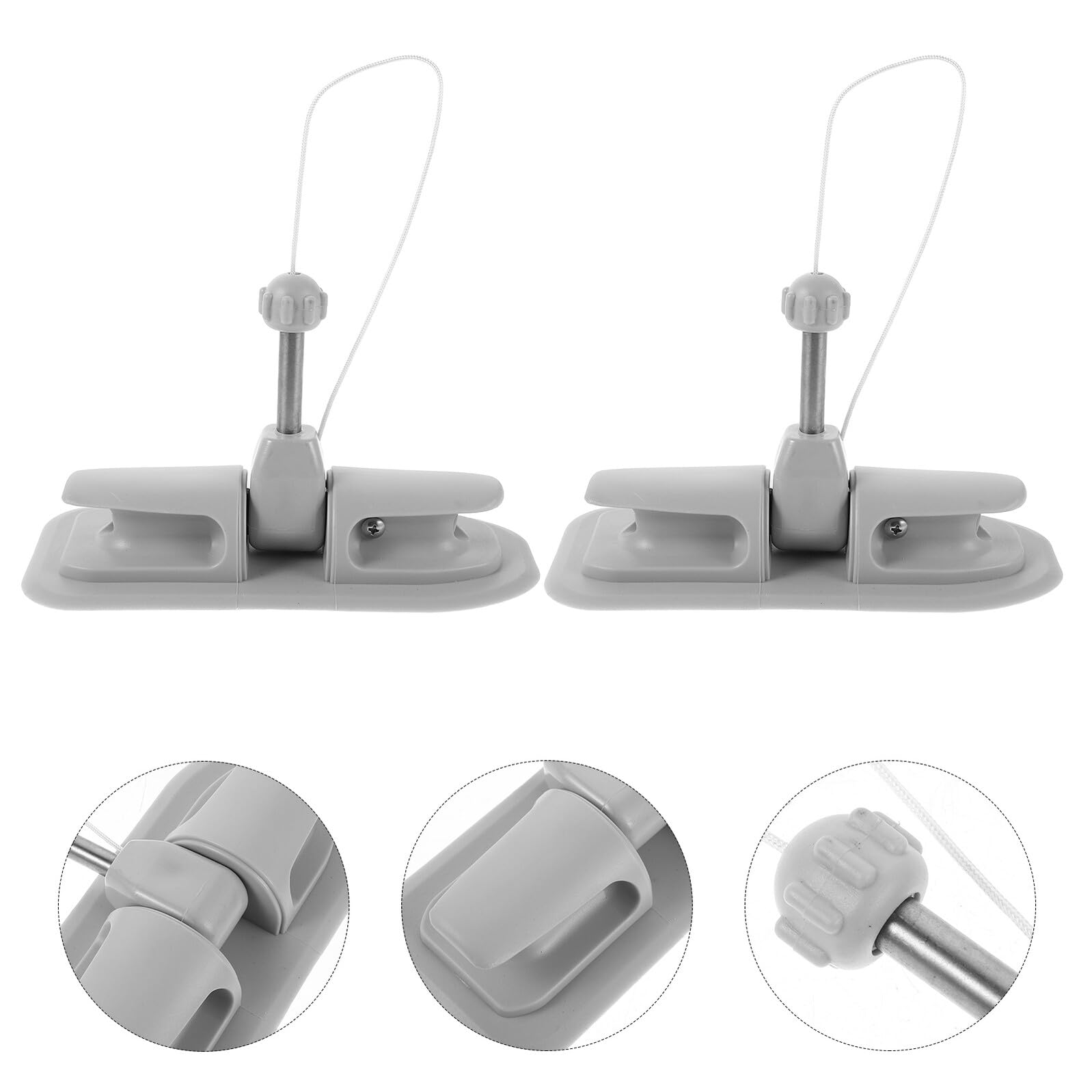 2 Stück-pack Kajakpaddelhalter für Schlauchboote mit 10mm Rohrdurchmesser | Aluminiumlegierung und Pvc, Vorgebohrtes Design, Universelle Befestigung für Ruderboote und Kanus