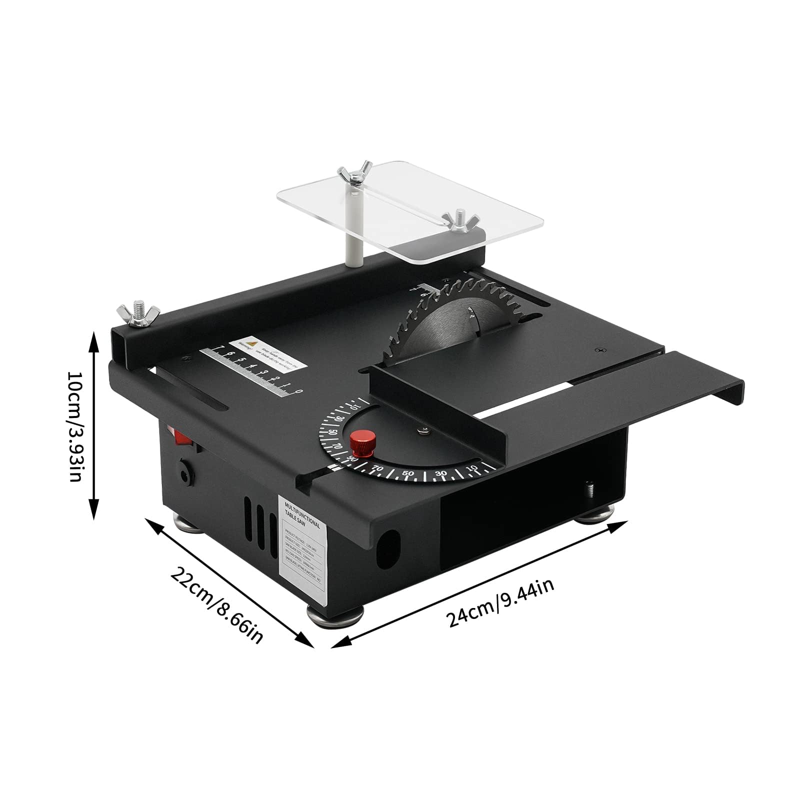 Mini piła stołowa, 200 W, wielofunkcyjna, przenośna, precyzyjna, do majsterkowania, 7 prędkości, regulowana prędkość, precyzyjna piła elektryczna, do rzemiosła