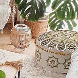 Qualité artisanale authentique - Tous nos coussins de sol sont fabriqués à la main par des artisans du Rajasthan, en Inde et dégagent une qualité, un détail et une authenticité qui ne peuvent être atteints par des imitateurs de production de masse. Capturez la magie de l'Inde avec un coussin de sol Mandala Life ART !