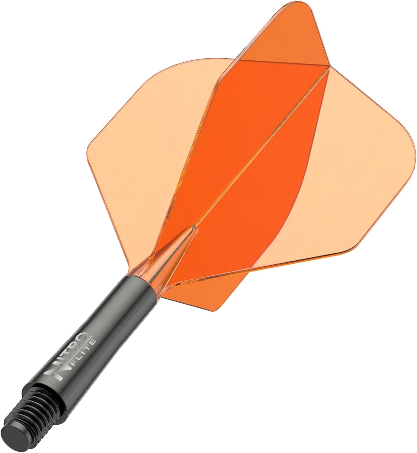 RED DRAGON Darts - Nitro Flite Integrated Flight & Shaft System - No.2 Shape and Design - Available in Short, Intermediate & Medium - Available in Variety of Colours - Professional Darts Accessories