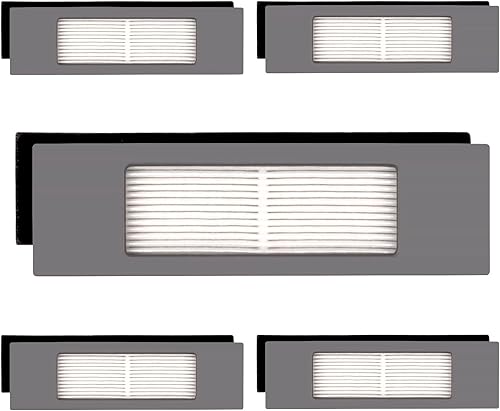 5 filtros Hepa compatibles con robot aspirador Ecovacs DEEBOT OZMO 920 950 T8 AIVI Max T9 T5 N5 N7 N8+ N8 Pro Plus DX55 DX93 DJ65, kit de filtro de