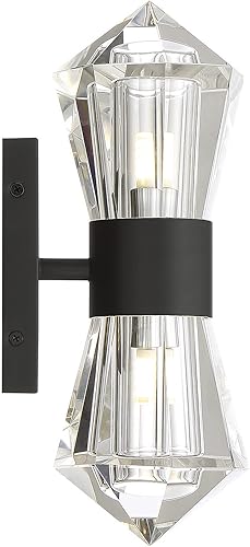 Miniatura 5 de Savoy House 9-1940-2-89 Lámpara de pared Dryden de 2 luces en negro mate (4.5 pulgadas de ancho x 12 pulgadas de alto)