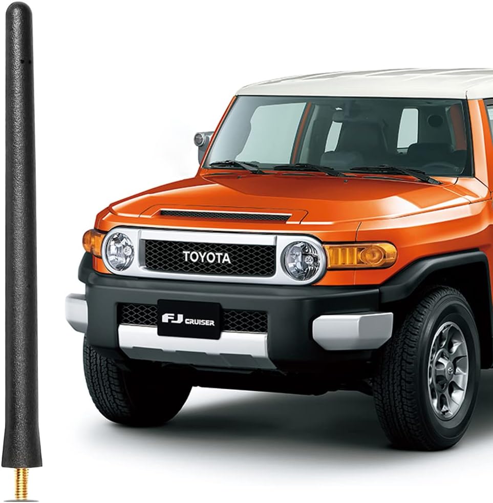 VOFONO Antenna for Toyota FJ Cruiser Accessories 2007-2015, 6 3/4 Inch Stubby Toyota FJ Cruiser Antenna Replacement for Car AM FM Radio Reception