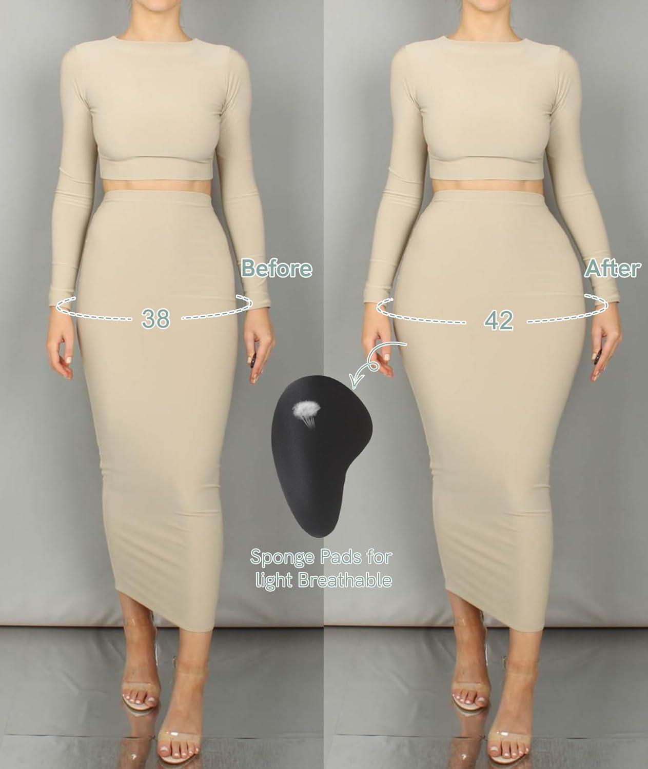 Hip Pads Shapewear Tummy Control Padded Underwear For Women Butt Lifting Panties Curvy Faja Body Shaper Bbl Shorts - Image 9