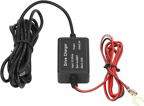 Dash Cam Hardwire Kit,Professional Car Dash Camera Power Supply with Low Voltage Protection 13ft Type C Hardwire Cable for Parking Monitoring for Dashcam Vehicle Security MICRO