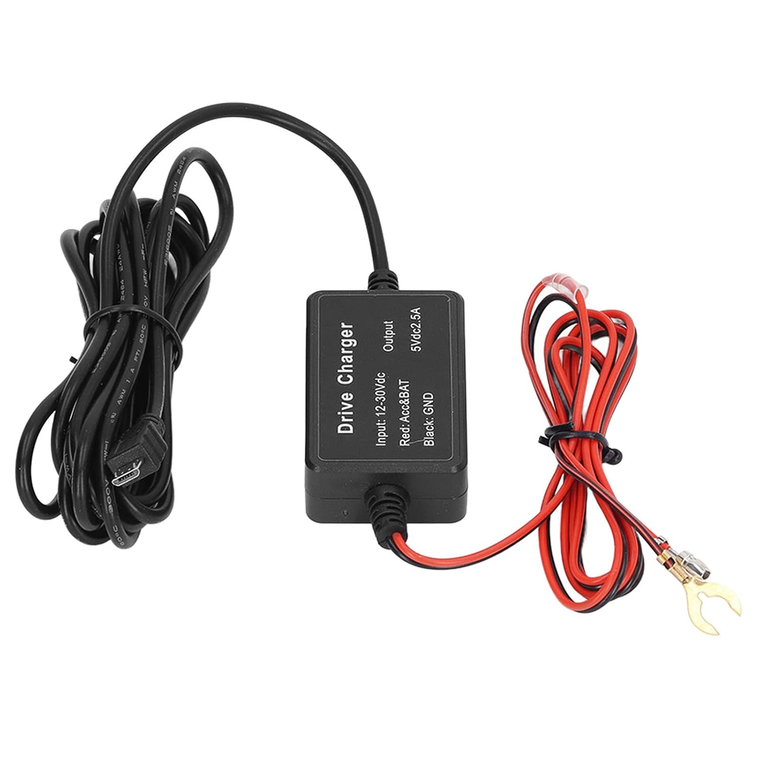 Dash Cam Hardwiring Set Easy to Install 24h Supply Power to Use Car Dash Camera Power Cord for