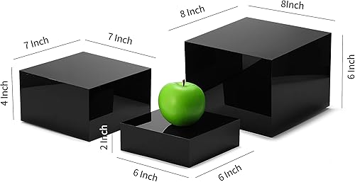 Miniatura 2 de Conjuntos de 3 suministros de catering de acrílico, soporte de exhibición de buffet para alimentos, soportes de exhibición para fiestas, mesa de
