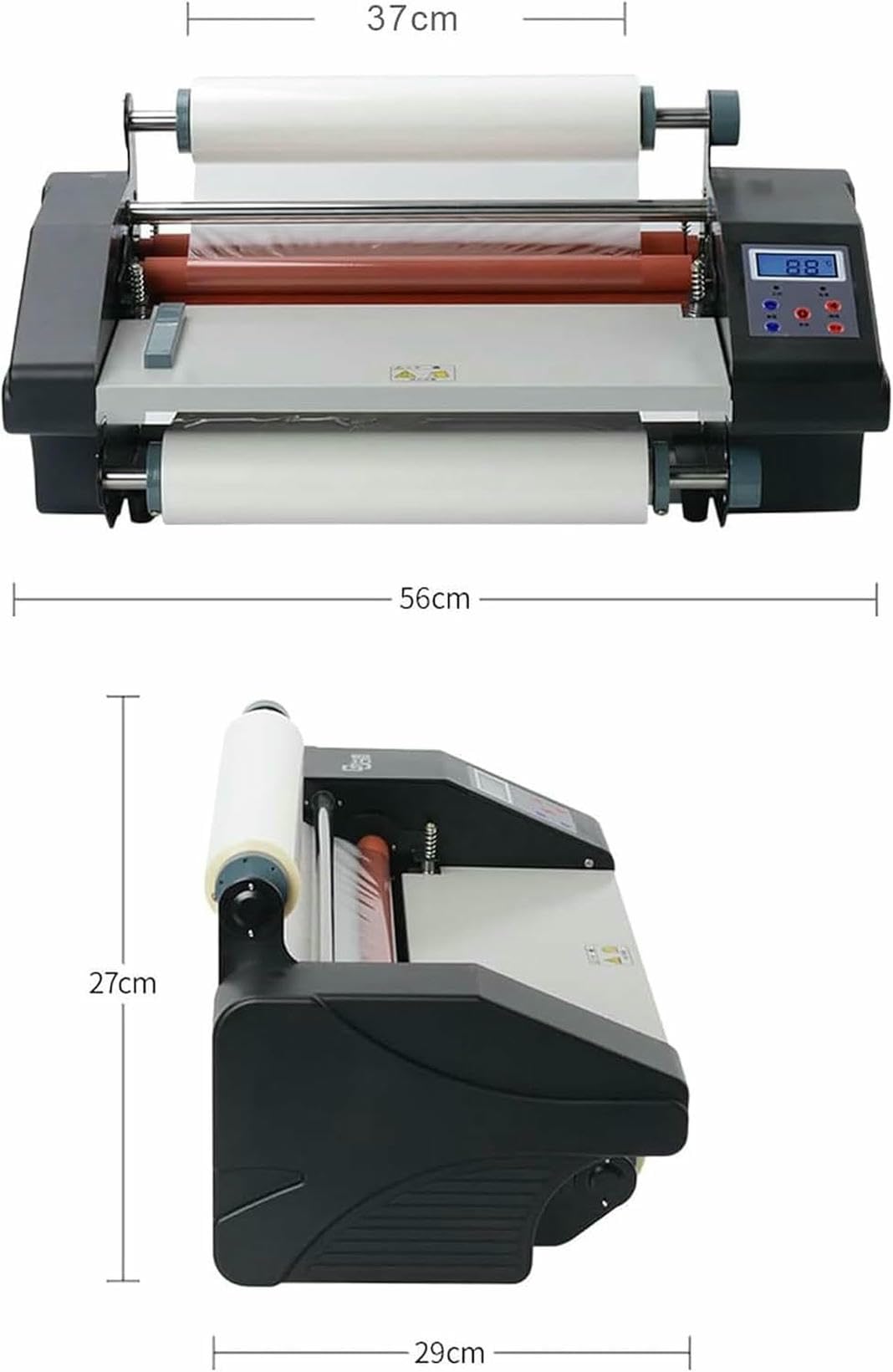Laminator Rolkowy Na Zimno I Na Gorąco, A4/A3+ Do Laminowania Jedno- Lub Dwustronnego, Idealny Do Użytku Domowego I Biurowego
