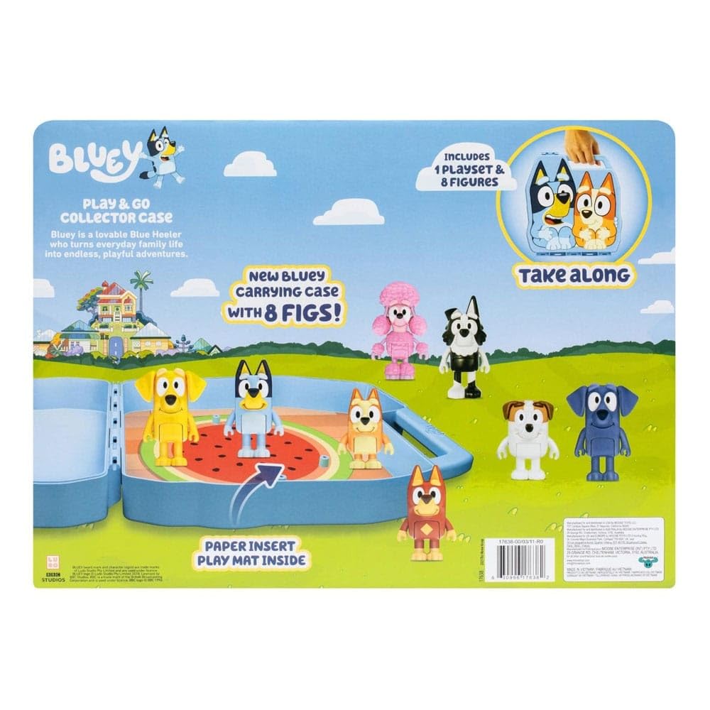 moose toys Bluey - Set da gioco con 8 personaggi