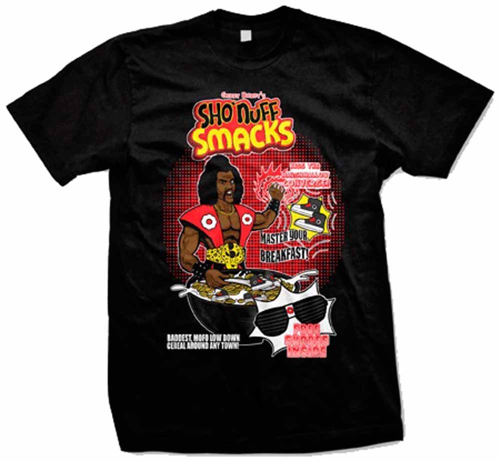 Sho'nuff-Sho'nuff Smacks Cereal T-Shirt Men