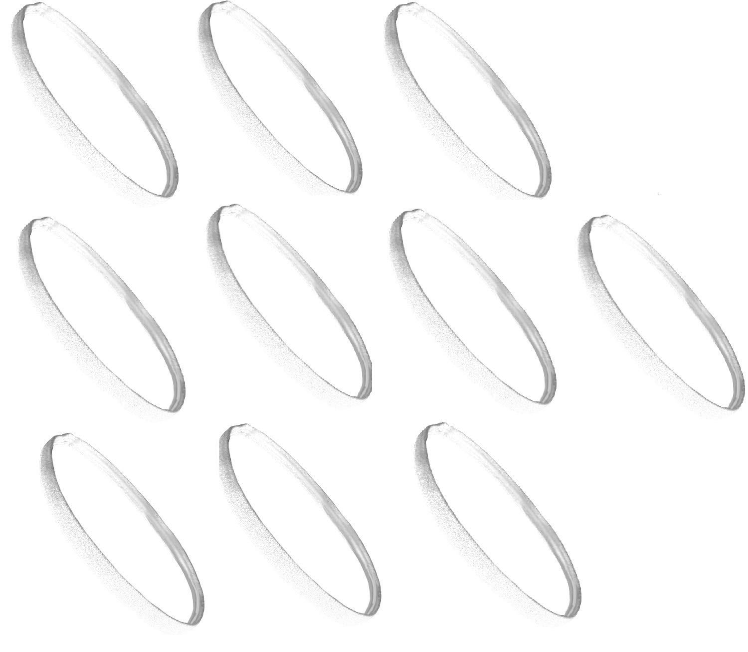 Kenz Laurenz 10 Pack of Mini Headbands No Slip Sports Headband