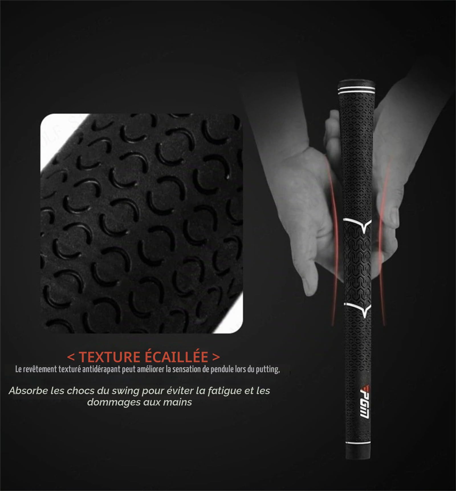 Putters de Golf Professionnels pour Hommes et Femmes Club de Golf droitier Putter & Chipper 32 degrés Parfait pour améliorer la Technique de Putting