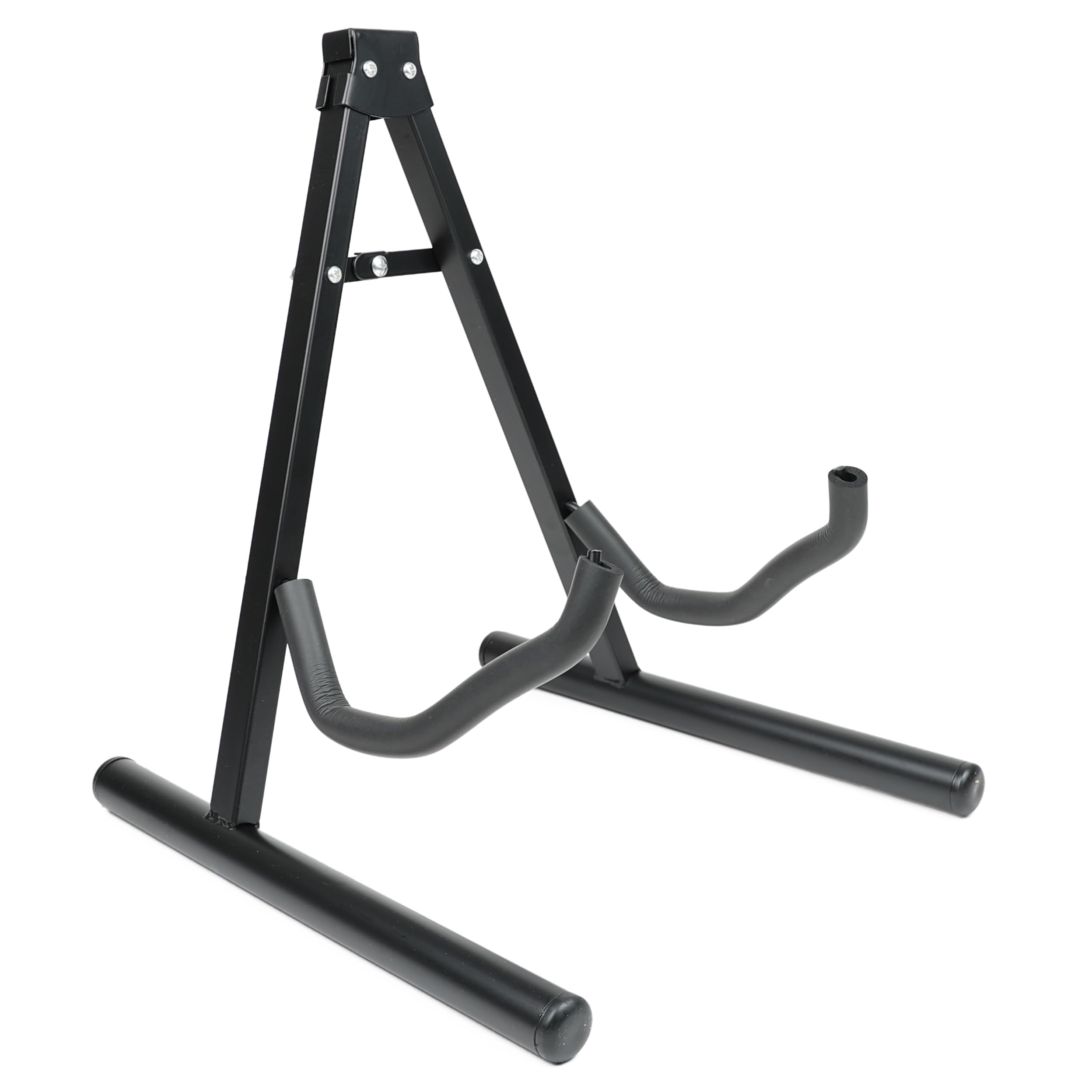 DIVCHI A-Frame Foldable Guitar Stand - Universal Portable Floor Stand for Acoustic, Electric, Bass (Black)