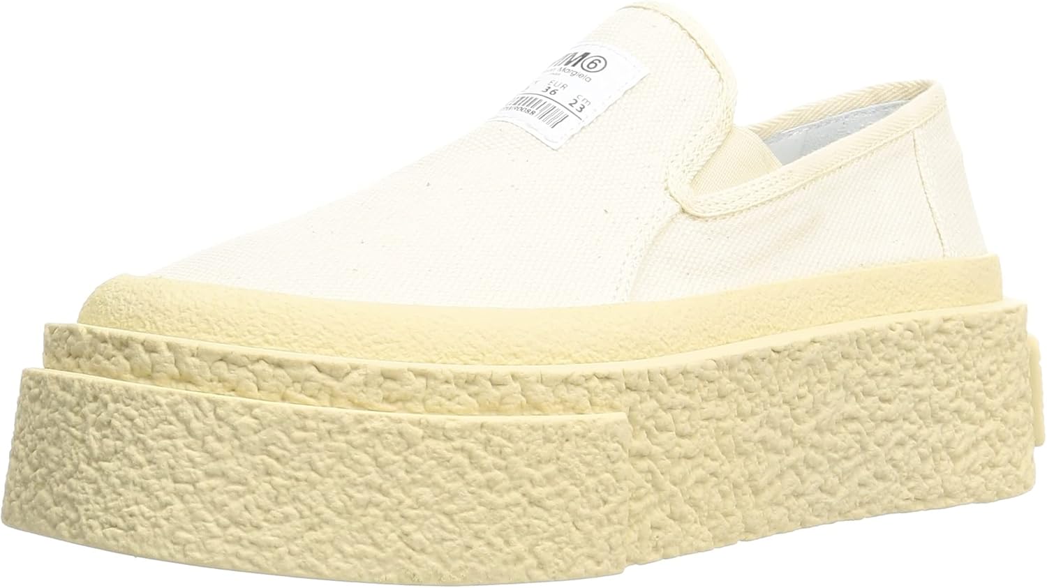 MM6 スニーカー パンプス スリッポン 35 白 ホワイト マルジェラ