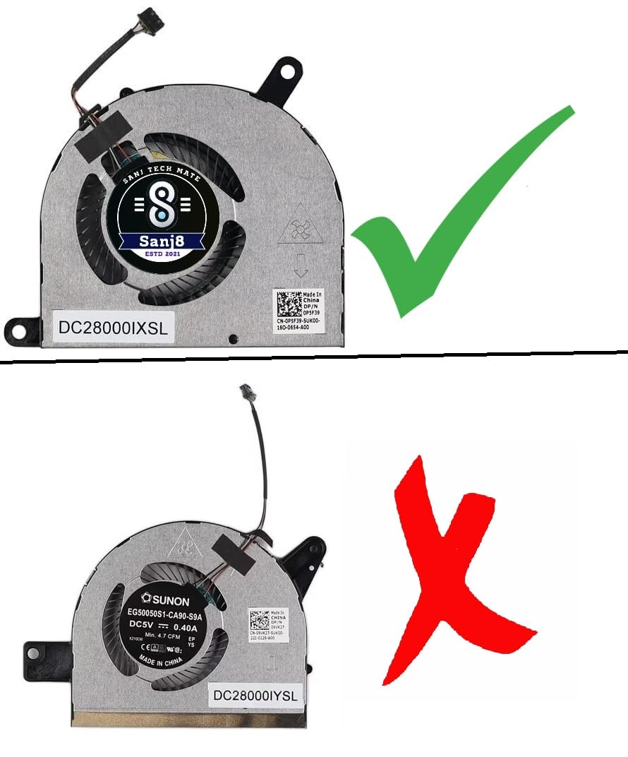 Ventilateur reoidisseur de processeur, pour DELL Latitude 5480 5490 5491 5495 0G5JG4 DC28000IWS0/DC28000feat S0 0P5F39 religions, nouveauté  7
