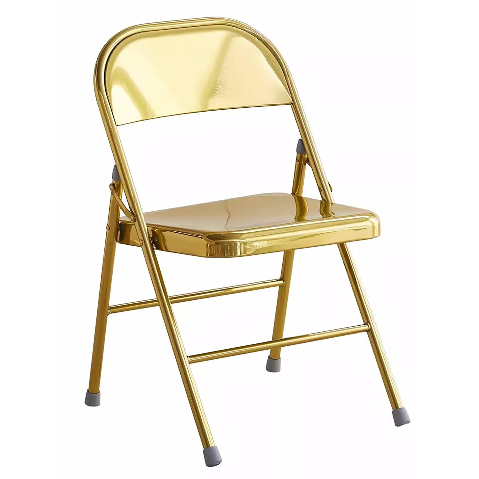 XTRYBHD Metal Folding Chairs, Portable Stackable Event Lounge Chair, Steel Frame Indoor Dining Chairs, Camping Chair Multicolor for Events Office