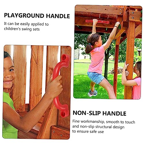 Toyvian 3 Conjuntos De Segurança Antiderrapante Alça Playset Alças De Plástico Alças De Escalada Par