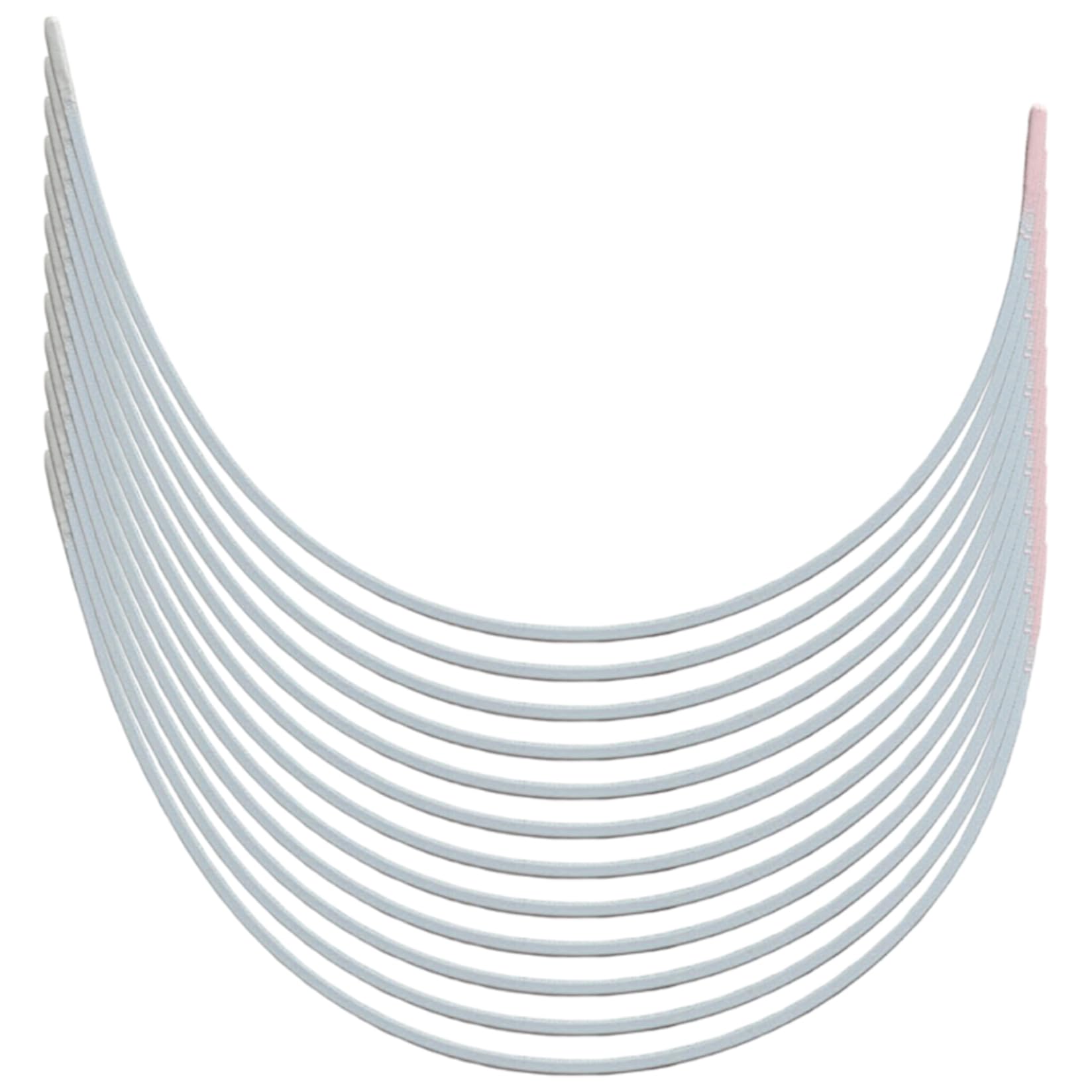 Wedhapy 6 Pairs Bra Underwire, Heavy Gauge Bra Underwire Repair Kit, Perfect for C Cup White