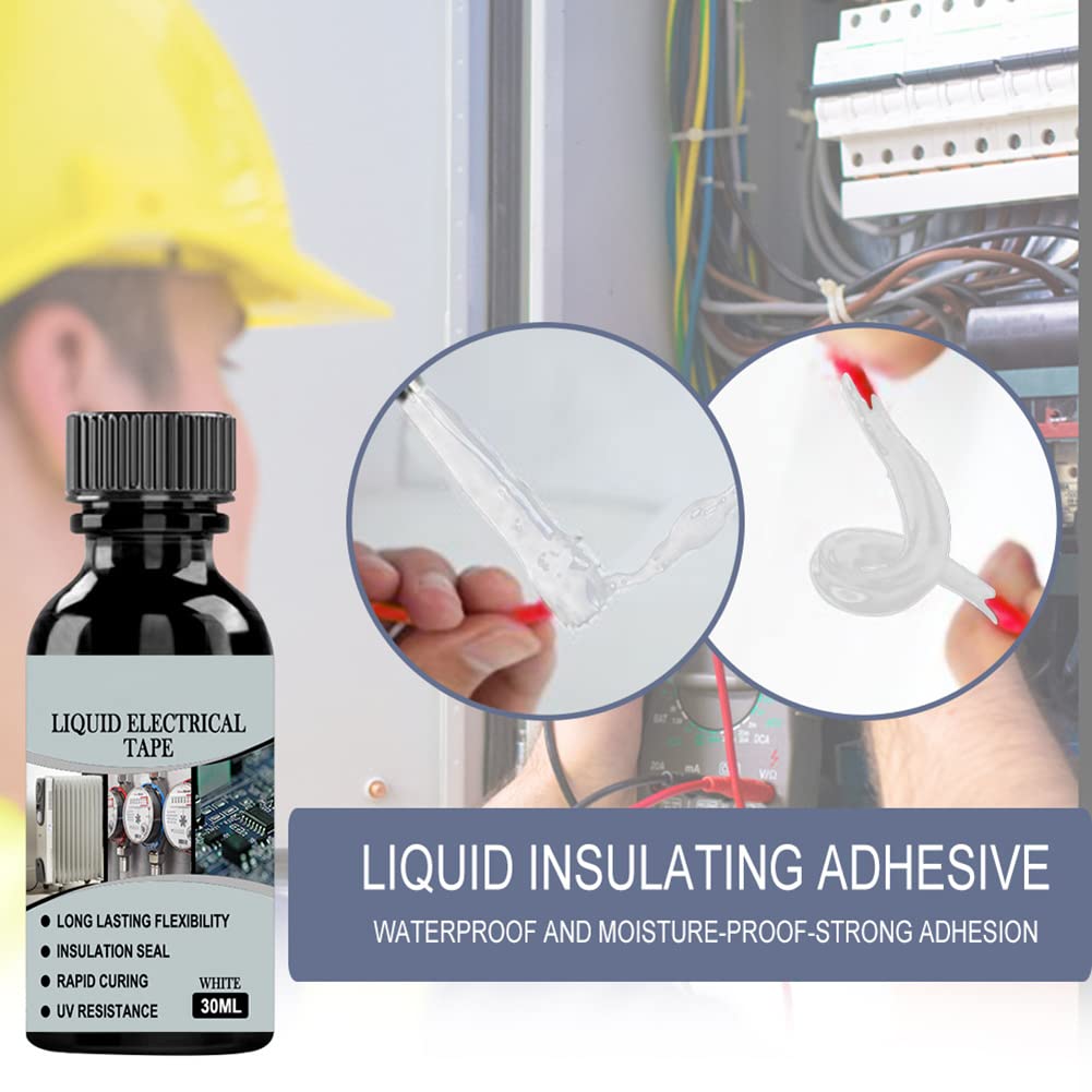 Liquid Insulating High Temperature Glue, Waterproof Insulating Glue, Waterproof Liquid Electrical Tape for Indoor Outdoor Use