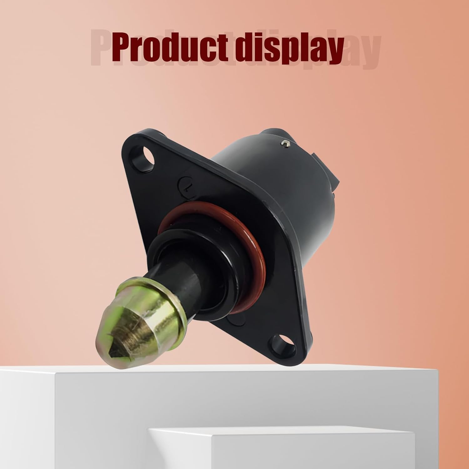 1 PC Automotive Fuel Injection Idle Air Control Valve, Wear Resistant and Durable Idle Control Valve, Replacement Parts 90380 10526 90325864, Suitable for King Kong Idle Motor Idle (Black)