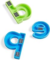 Vista 7 de hand2mind Letras Magnéticas Minúsculas Arcoíris, Letras Magnéticas de Plástico para Aula, Letras del Alfabeto para Niños, Reconocimiento de Letras