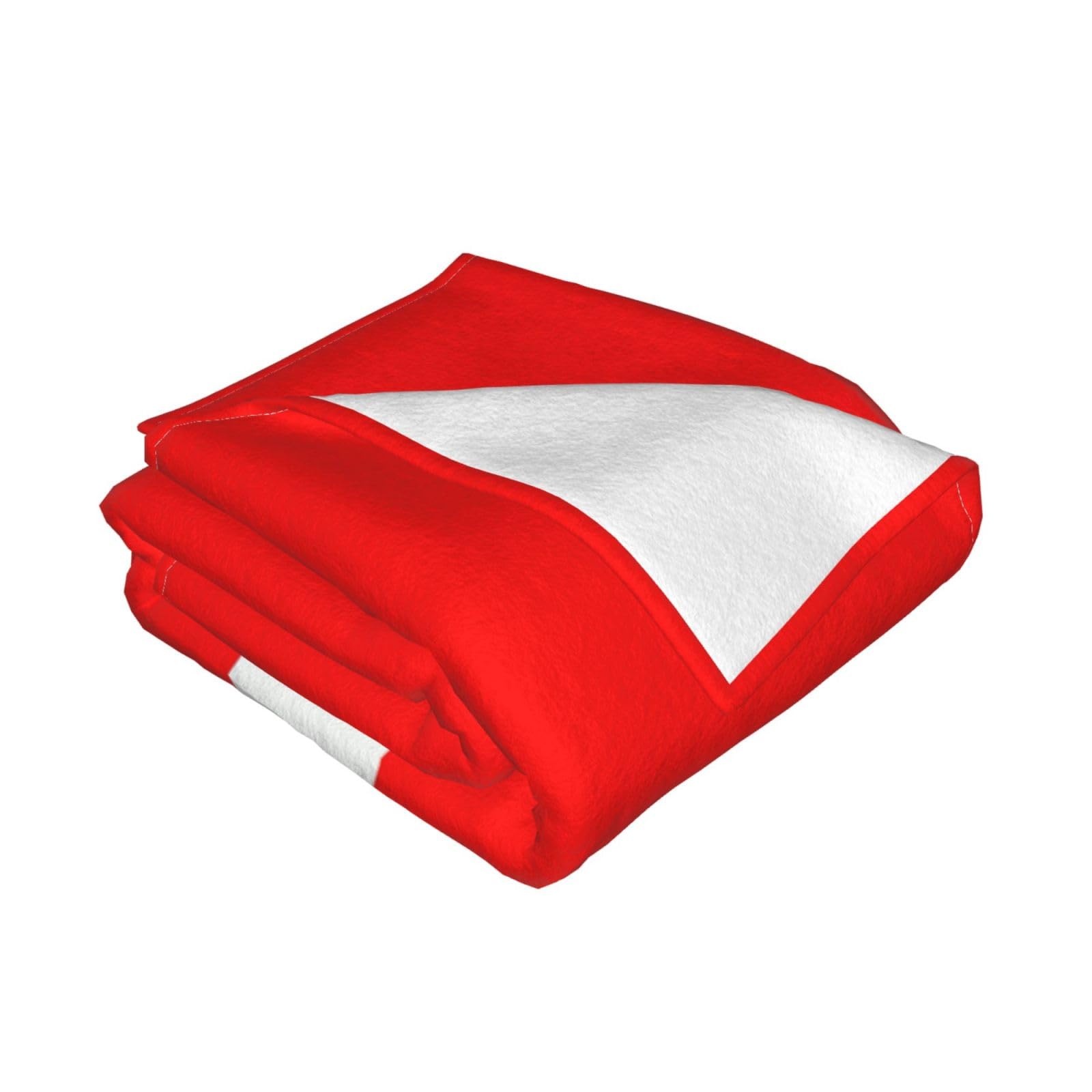 Manta de viaje portátil de 80 x 60 pulgadas, suave, resistente a las arrugas, plegable, exquisita impresión de la bandera danesa de Dinamarca