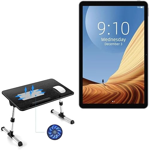BoxWave Soporte y soporte compatible con Chuwi HiPad Air - Soporte de madera auténtica para computadora portátil, escritorio para un trabajo cómodo