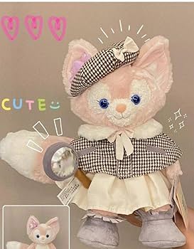 【限定!!】 リーナベル ぬいぐるみ 探偵衣装 コスチューム Amazon.co.jp: リーナ ベルぬいぐるみ＋探偵コスチューム セット