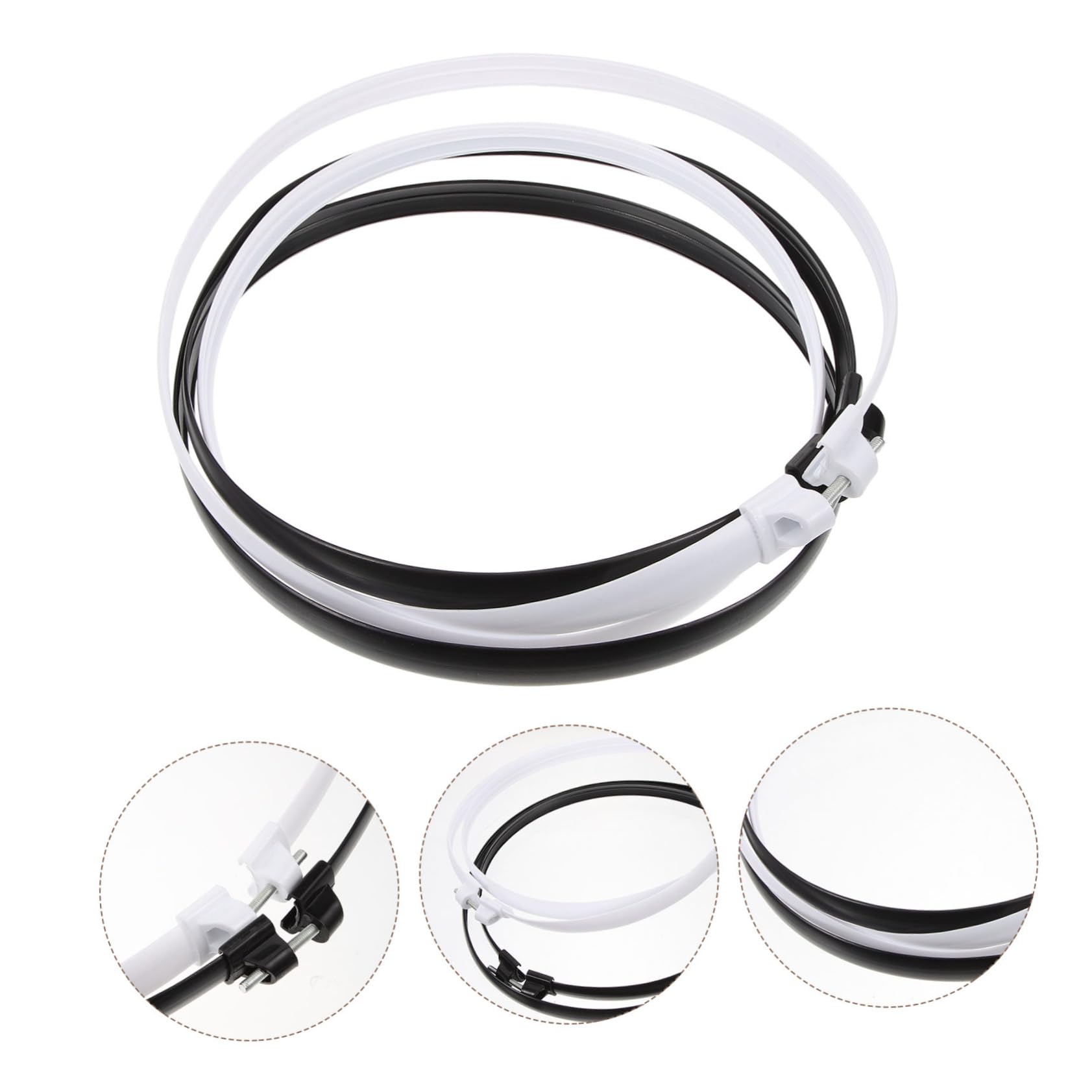 2 aros de repuesto para ventilador de pedestal de 16 pulgadas, anillos de retención de rejilla de plástico para ventiladores de mesa y de pie, piezas de ventilador de fácil instalación 5