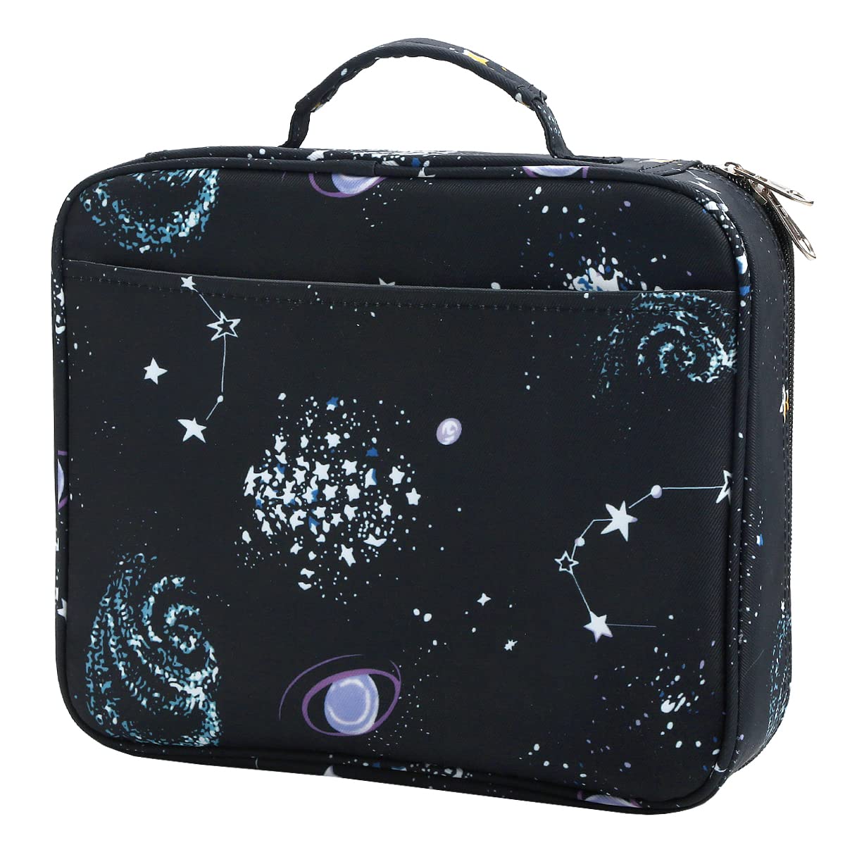 Lbxgap Multi-Functional Zipper Pencil ipad case with Handle and Zippered Pocket, Carrying Protective Bag with Bookmark and Book Fixing Straps for