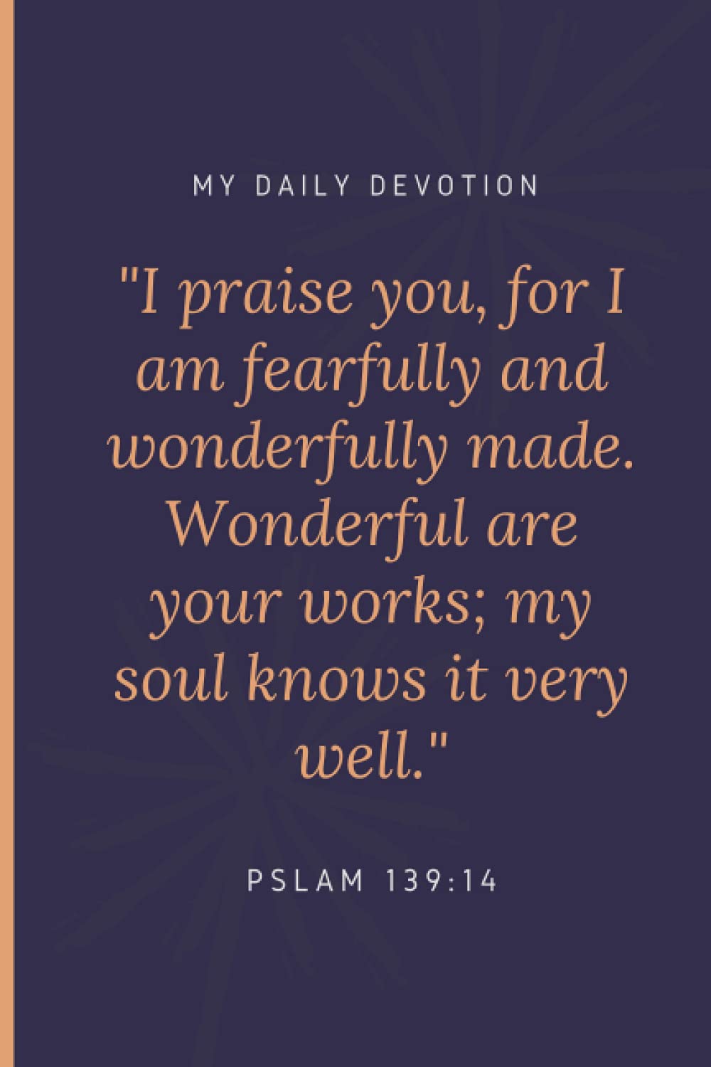 Daily Bible Devotion Journal: Purple Daily Bible Devotion Journal for Women