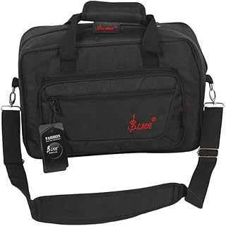 ETbotu Custodia per clarinetto Universal Oboe Borsa per zaino Borsa per clarinetto morbida Imbottitura per spugna con tracolla nero