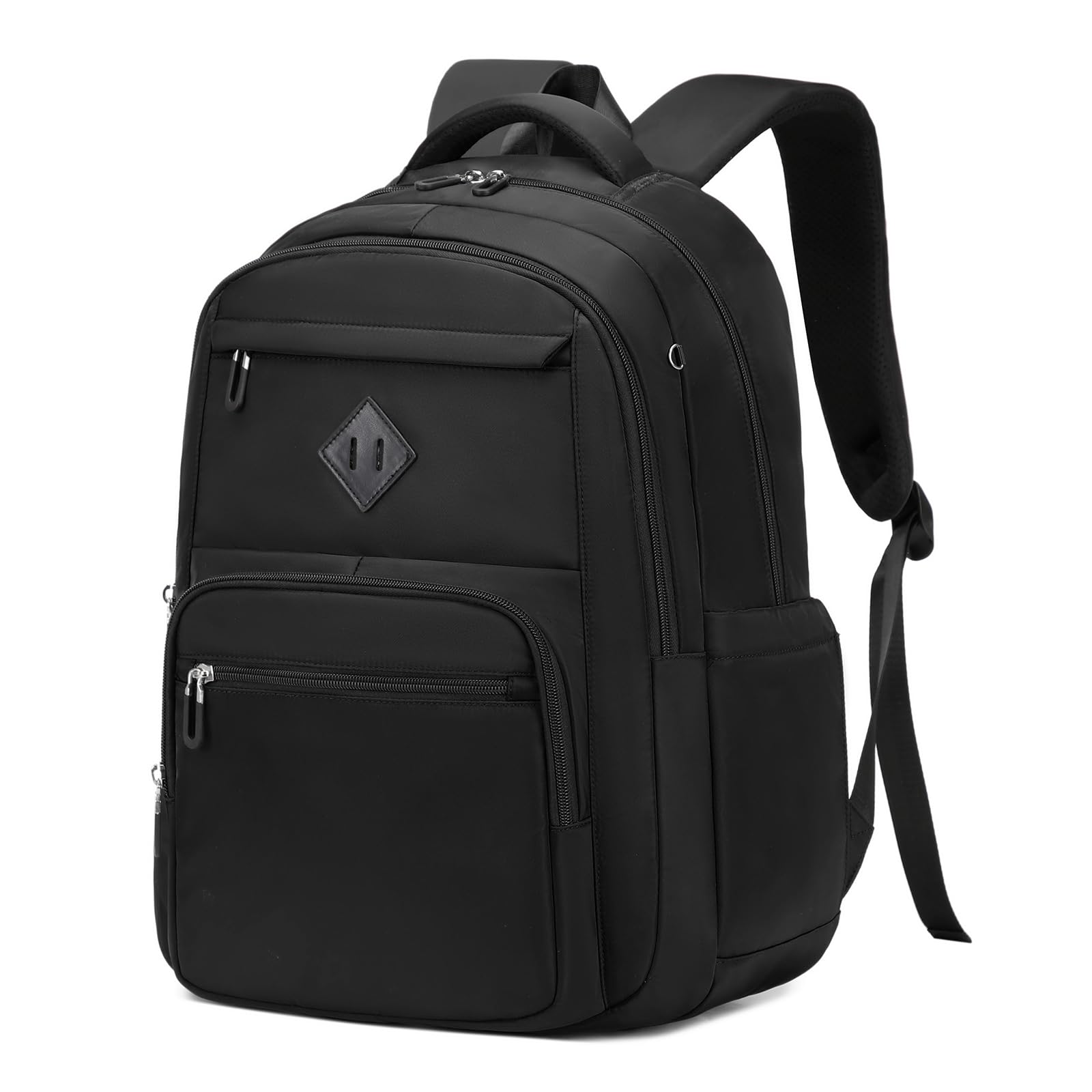 Sisipoet Rucksack Damen, 30L Schulrucksack Teenager mit Gepäckriemen, Tagesrucksäcke mit 8 Fächern & Diebstahlsicherer Tasche, Wasserdicht Daypack für Schule, Uni, Arbeit & Reise