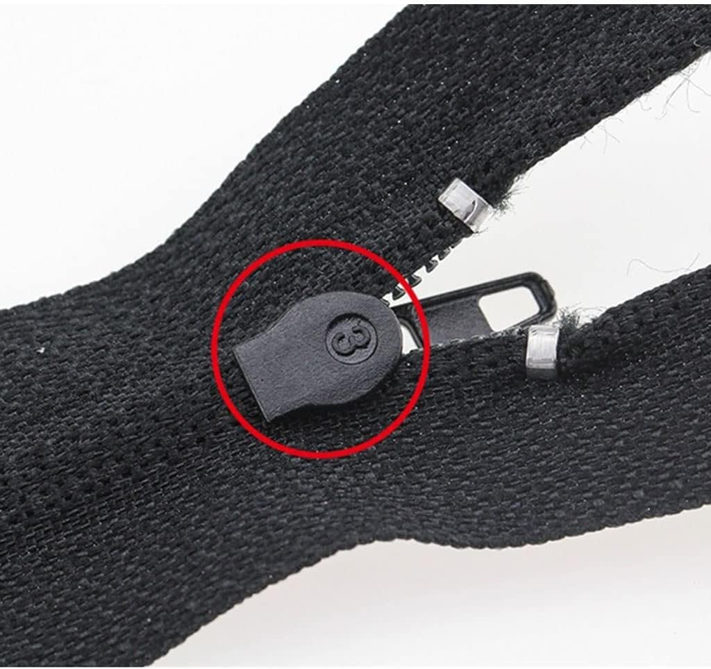 20 pz/lotto 3 # cerniera invisibile bianca per accessori per