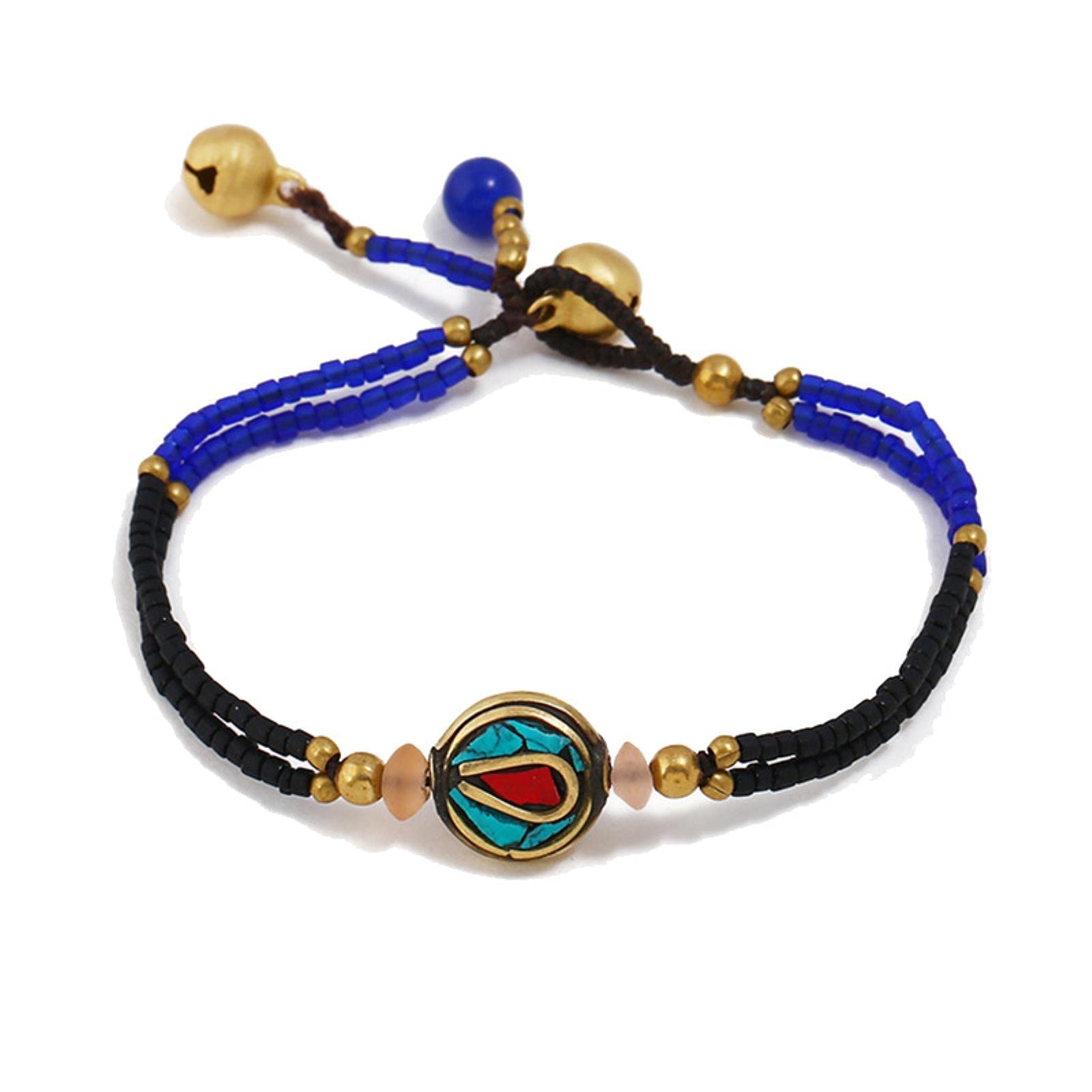 Elegante Braccialetto Di Perline Di Pietra Tormalina Colorata - Braccialetti Di Pietre Preziose Rotonde Sfaccettate Gioielli Di Pietre Preziose