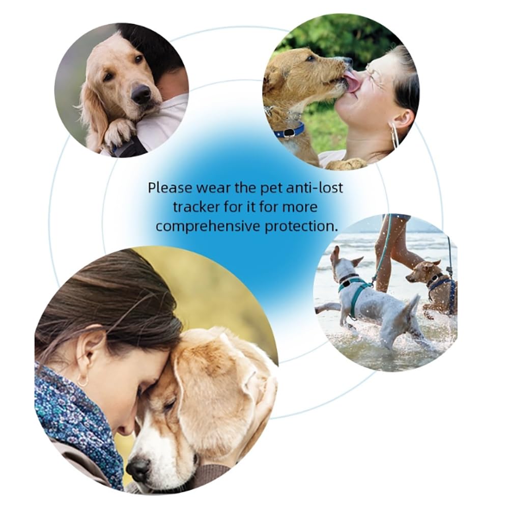 Rastreador de perros GPS, collar inteligente recargable para mascotas con seguimiento y luces LED, sistema de contención de mascotas para Corgi y Shiba Inu, datos deportivos y alarma de batería baja